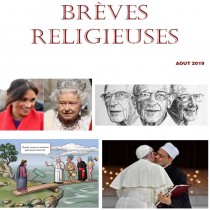 BREVES RELIGIEUSES - AOUT 2019