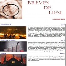 BREVES DE LIESI - OCTOBRE 2019