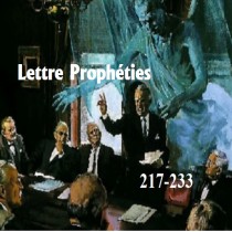 SERIE LETTRE DES PROPHETIES...